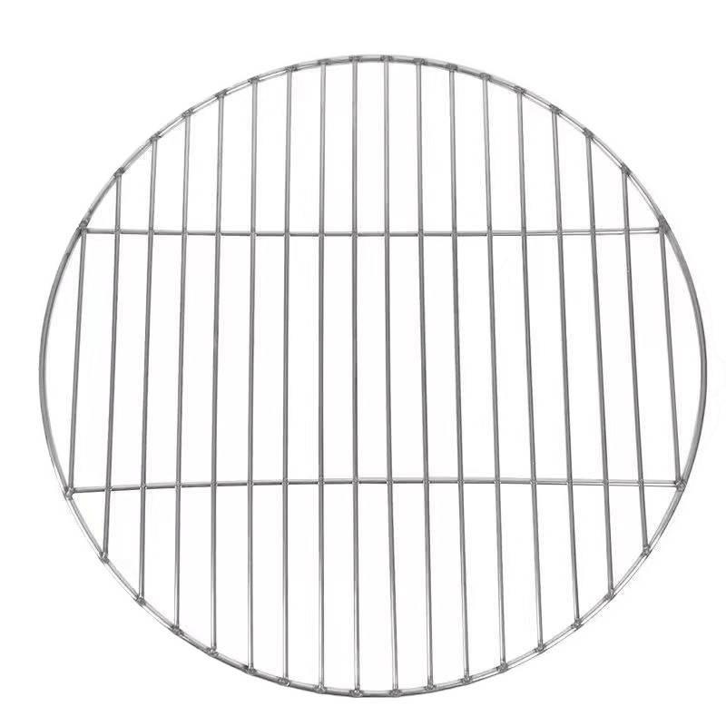 Round Thickened Stainless Steel BBQ Grill Net & Steamer Rack