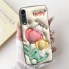 For LG Velvet 4G 5G UW Phone Case Velvet LM-G900 Back Cover Soft Matte Silicone Slim Fundas Lovely Panda Rabbit Flower Cartoon
