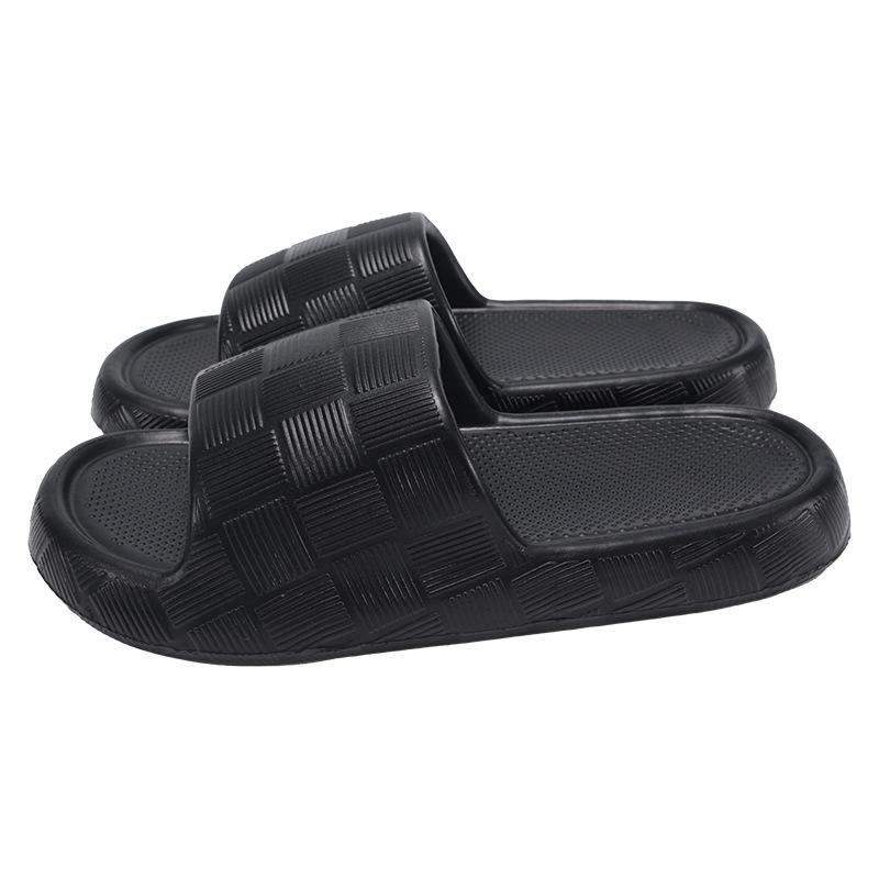 Cool slippers stepping on shit eva summer home bathroom bath non-slip and non-smelly feet home interior