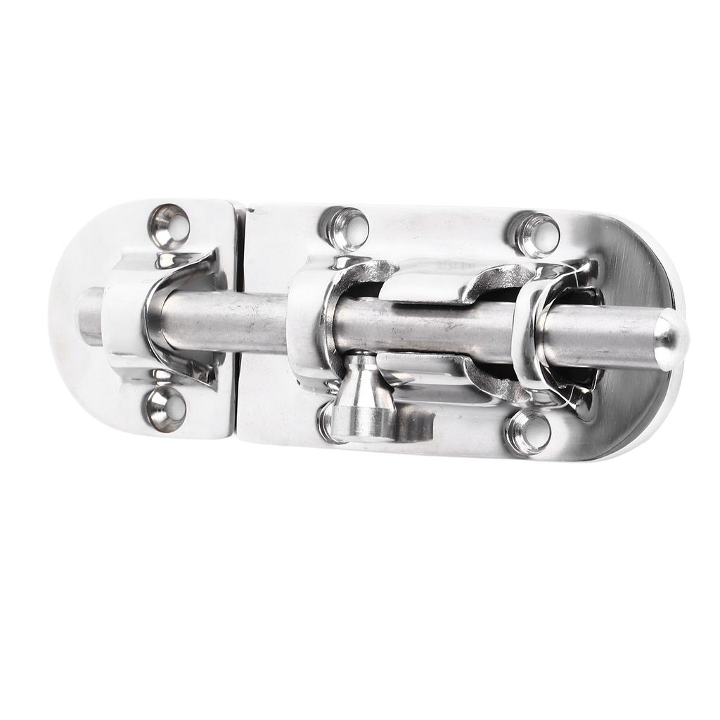 Door Latch Lock 110x38mm 316 Stainless Steel High Accuracy Electrolytic Polishing Process Sliding Bolt Lock
