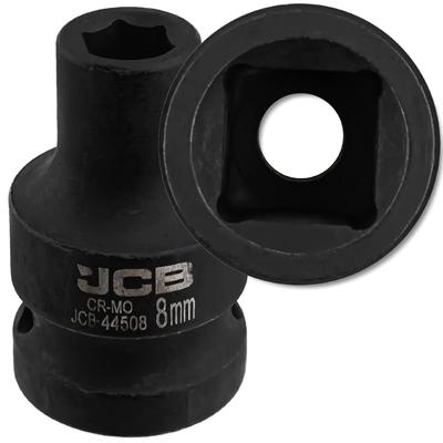 JCB Impact Socket 1/2" 8mm 6-Point Cr-Mo Socket Wrench