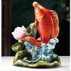 1 STÜCK Handgefertigtes chinesisches Koi Feng Shui Ornament High-End Büro Zuhause Wohnzimmer Eingang Weinschrank Dekoration