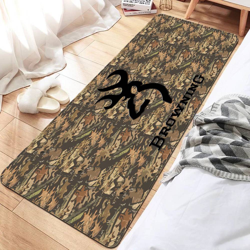 B-Browning Logo Bathroom Mat Kids Room Bedroom Decoration Balcony Anti-Slip Doormat Living Room Welcome Rug