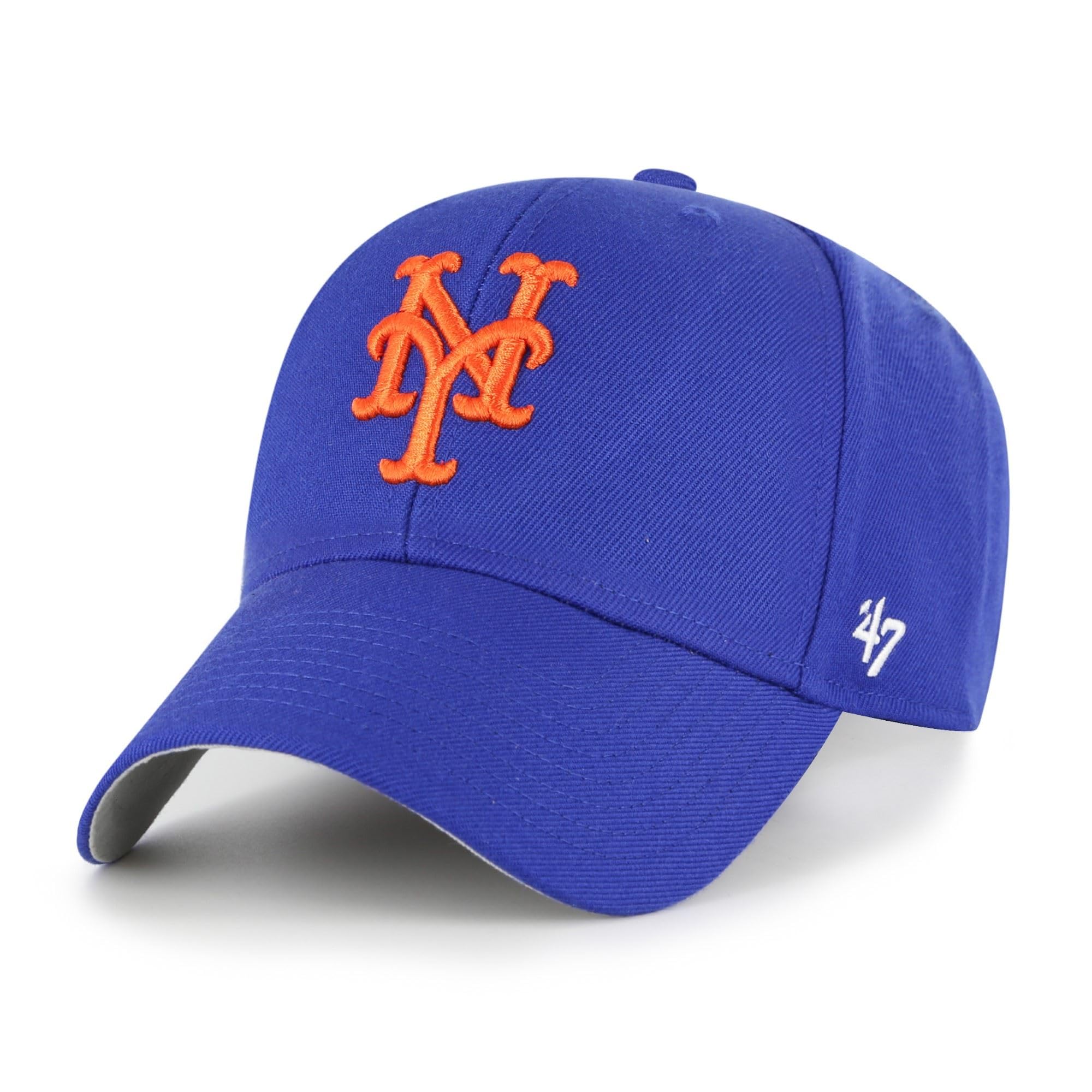 Кепка Forty Seven 47 Brand New York Mets Королевская MVP с изогнутым козырьком, регулируемая липучкой