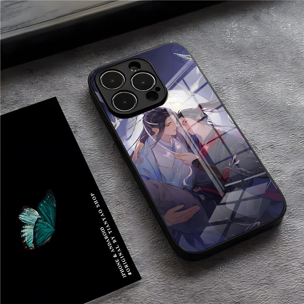 Mo Dao Zu Shi Phone Case For IPhone 17 Pro Max 15 Pro 16 14 Plus 12 13 Mini 11 Pro Shockproof Glass Cover