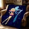 Movie M-Mune Guardian of the Moon-n Throw Thick Comfort Flannel Quilt, Multi-scene Use Indoor Outdoor Daily Nap