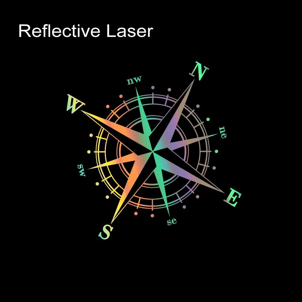 Navigate Compass Car Sticker Window Windshield Reflective Vinyl Decals Truck Motorcycle Vinyl Waterproof Sticker Accessories