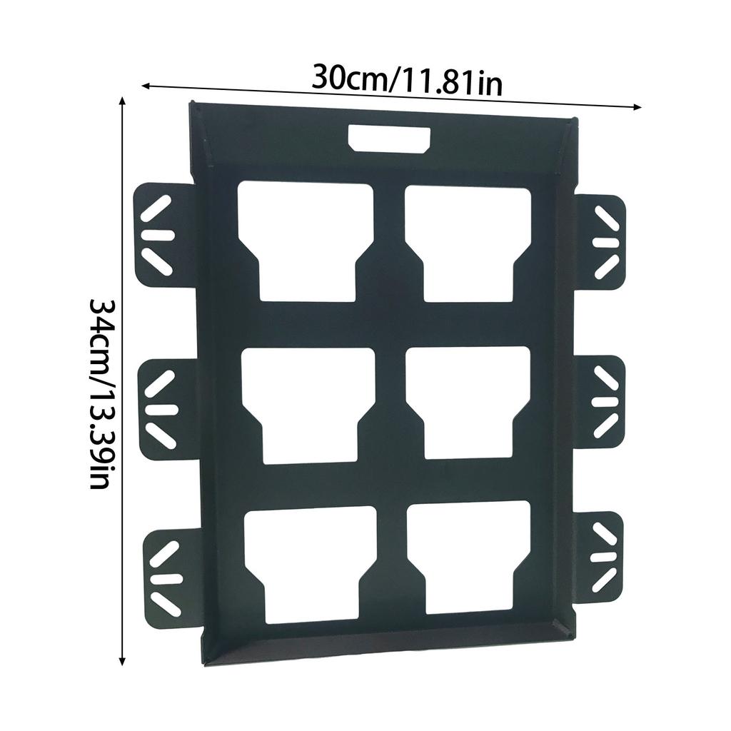 Upgrade Integral Mounting Plate for Packouts High-Strength Half Width Plate Power Tool Storage Mounting Plate