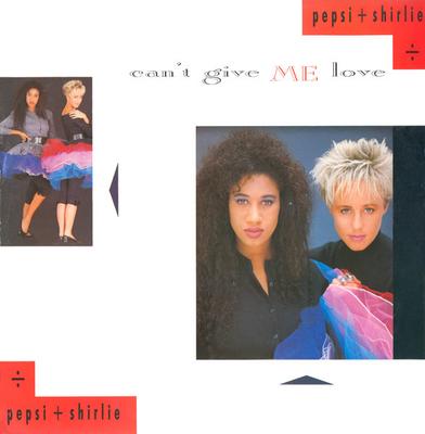 12inch Record PEPSI & SHIRLIE - Can't Give Me Love POSPX885 Polydor 1987 UK Dance & Electronica Used