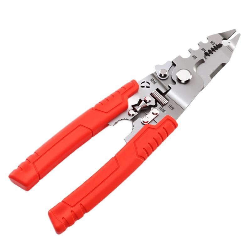 Multifunctional Wire Stripper Decrustation Pliers Crimper Cable Stripper Cutter Multifunctional Wire Repair Tool Pliers