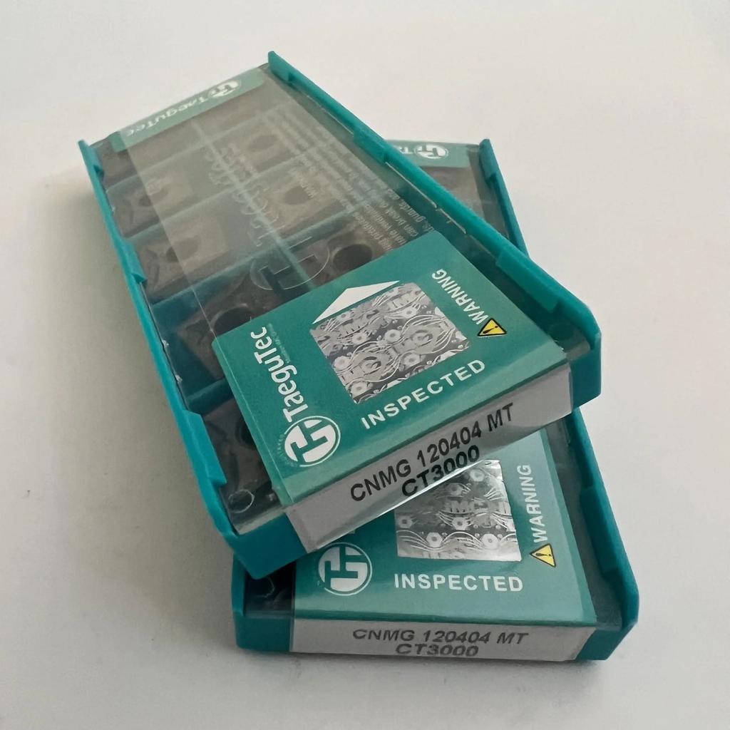 TaeguTec / CNMG120404MT CT3000 /Original Genuine CNC Alloy Blade 10 PCS