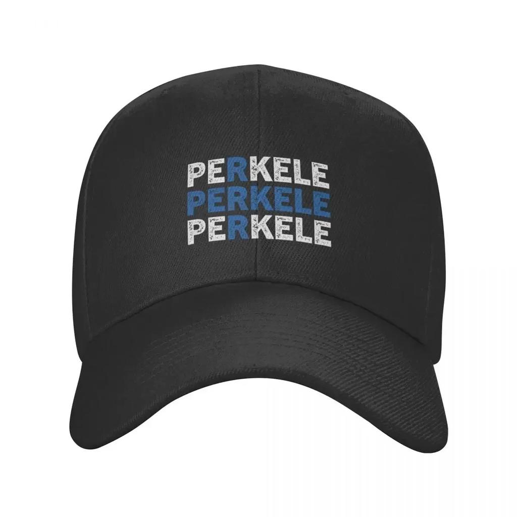 Perkele Finland Baseball Cap Trucker Hat Tea Hat Luxury Hat Black For Women Men's