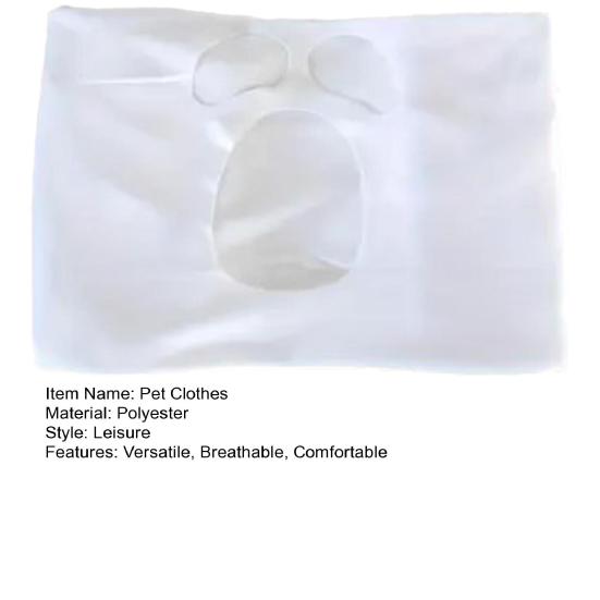 Halloween Pet Costume Scary Dog Cosplay Ghost Cloak Hood Outfit Breathable Festive Apparel for Halloween Christmas Masquerade