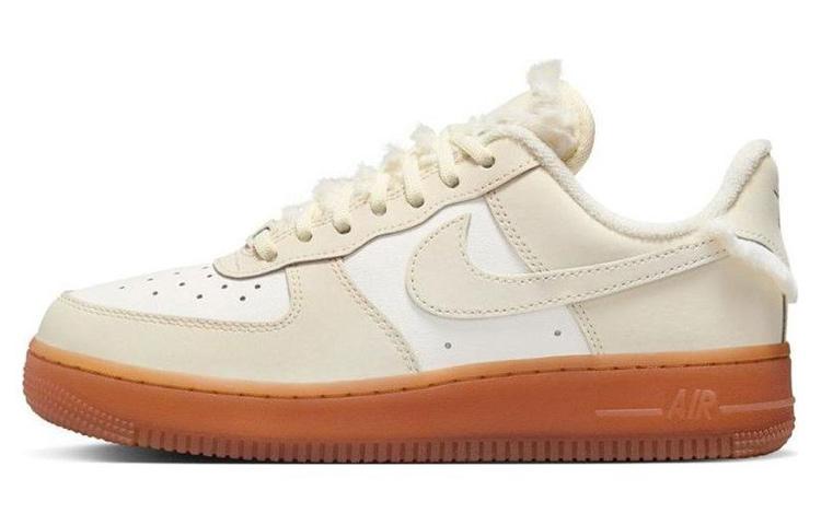 

Nike Air Force 1 Sail Gum Faux Fur Women s FV3701-119 40