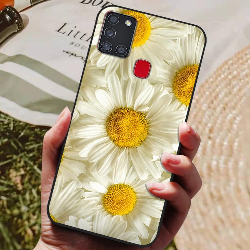 For Samsung A21S Case Phone Cover Silicone Soft TPU Back Cover for Samsung Galaxy A21S Case A 21S A21 S A217F Fundas Bumper