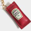 Kreatives Ketchup-Päckchen & Dosenform Münzbörse Schlüsselanhänger Niedliche Mini-Geldbörse Taschenanhänger für Damen Mädchen Autoschlüsselanhänger Geschenke