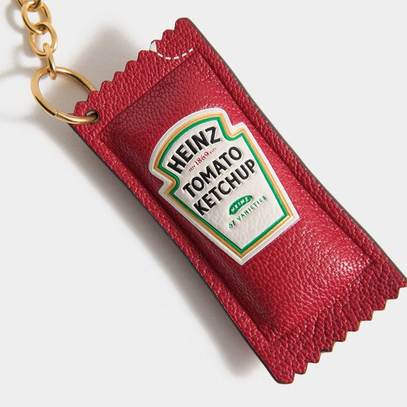 Kreatives Ketchup-Päckchen & Dosenform Münzbörse Schlüsselanhänger Niedliche Mini-Geldbörse Taschenanhänger für Damen Mädchen Autoschlüsselanhänger Geschenke