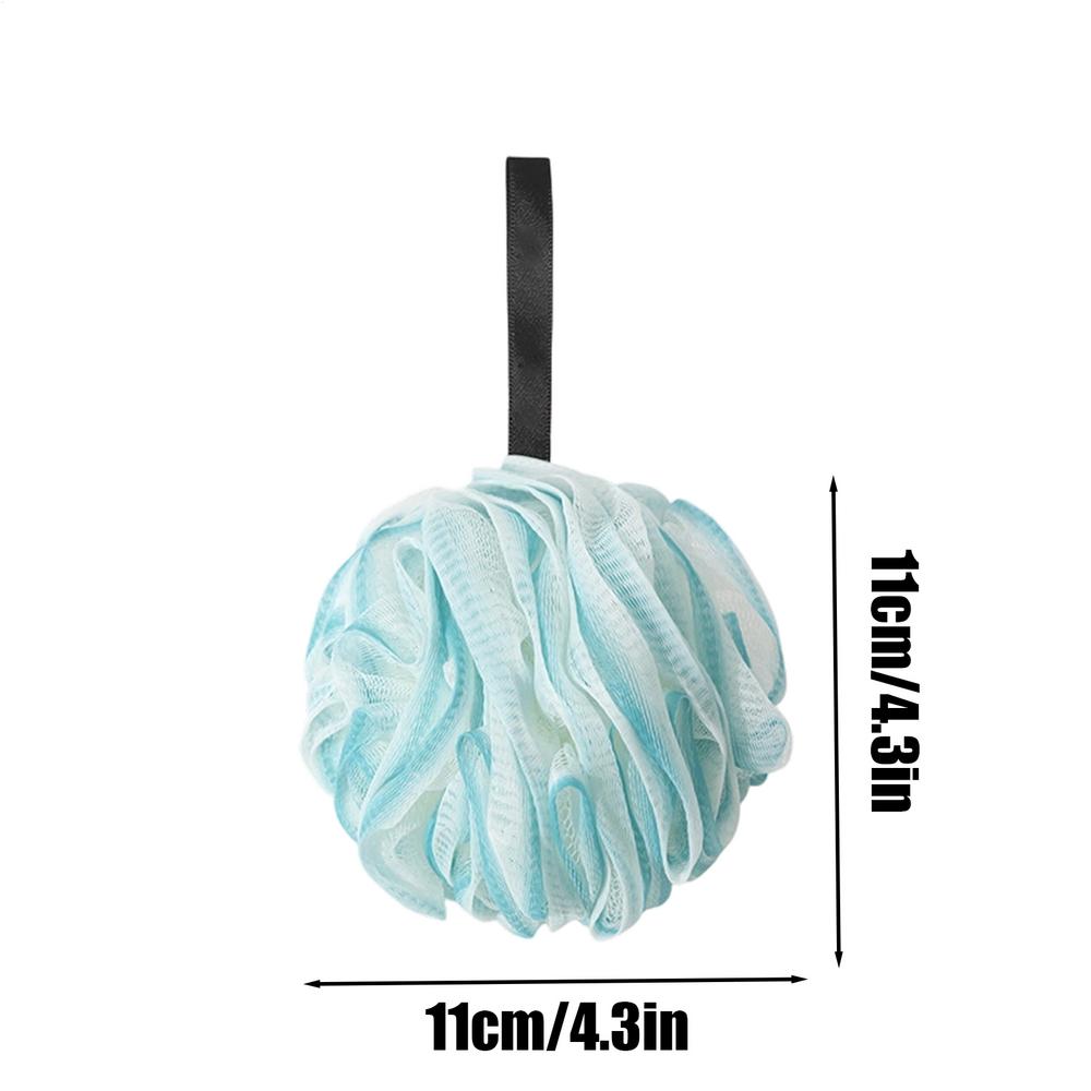 Shower Loofah Gentle Foaming Fine Mesh Washcloth Bath Loofah Teenager's Bath Foam Ball Exfoliating Shower Ball Loofah