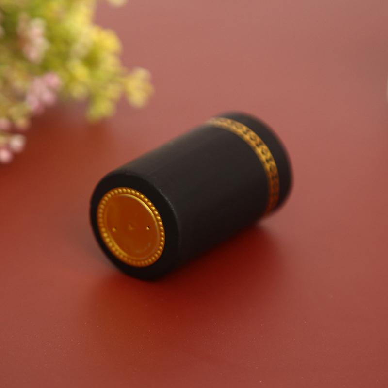 100Pcs Heat Shrink Capsules Wine Bottle Capsules Wine Heat Shrinkable Cap Wine Shrink Film Wrap For Straight Mouth Bottle