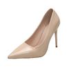 2025 New Pointed Toe Pumps Patent Leather Dress Women Shoes  High Heels Boat Shoes Shadow Wedding  Shoes for Wedding
