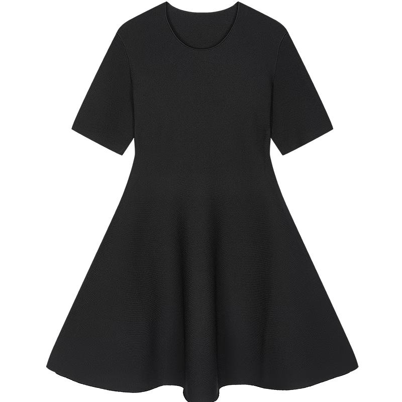 

JNBY 25 Autumn Slim Short Sleeve Round Neck Dress L