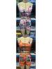 European and American Women's Summer Spaghetti Strap Slim-Fit Printed Shorts Set