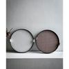 Nordic Round Jewelry Tray Woven Leather Storage Tray Living Room Kitchen Desktop Cosmetic Sundries Plate Home Decoration