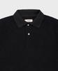 AMFEAST Oversized Big Terry Polo Shirt Black