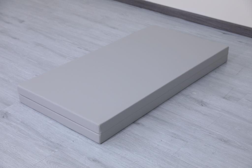 Gymnastic Mattress Satellite 120X120X5 Cm Two-Part - Grey