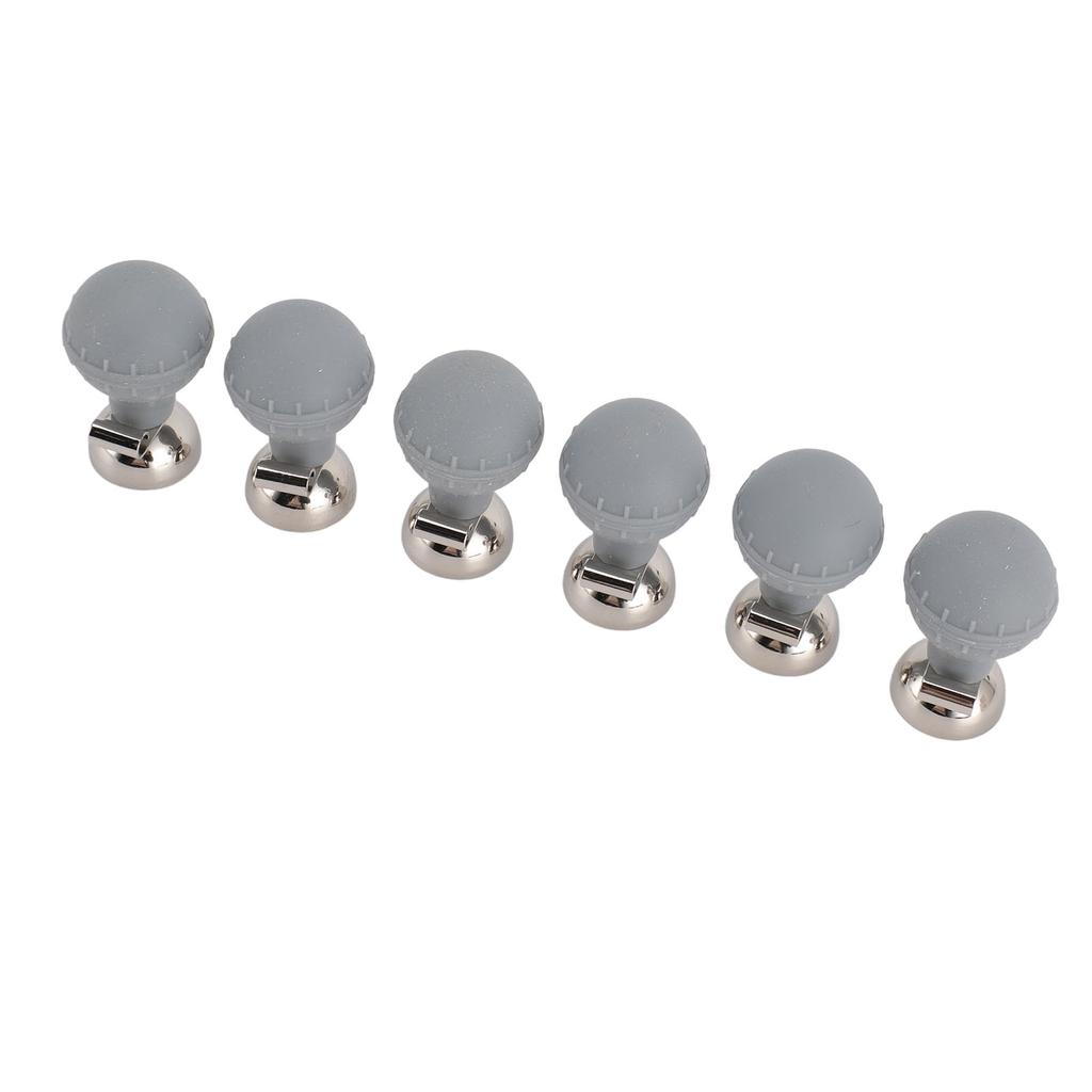 6pcs EKG Electrodes Chest Suction Ball Soft Accurate Measurement 3.04.0mm Double Hole Universal