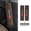 ABF3   Leather Car Safety Belt Cover Protector Pads Accessories For KIA Ceed Sportage Rio K5 K2 Optima Cerato Venga Sedona