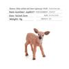 Christmas Reindeer Animal Model Pvc Static Decor For Holiday Table Centerpiece