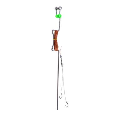 Spring Inserted Fishing Rod Integrated Stainless Steel Unhooks With 20M Hand Line Automatic Fishing Line Tool Enduring