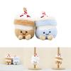 Adorable Ins Style Plush Candle Cake Keychain Doll Decor Soft Toy Accessory