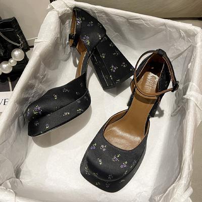 Women High Heels Shoes Pumps Spring Summer New Fashion Dress Party Platform Sandals Marie Jane Lolita Women Shoes