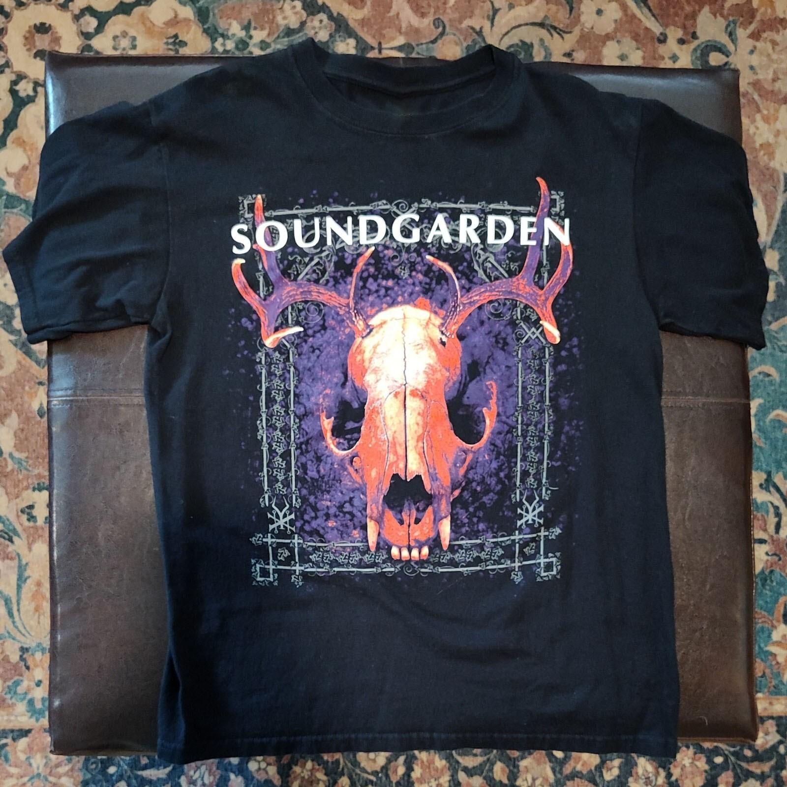 Soundgarden King Animal Glow Skull T-shirt Black T-Shirt NZ074 FREE SHIPPING XXXL