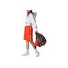 adidas Solid Color Lace-Up Sports Woven Shorts Women Shorts Orange-Red HA8904