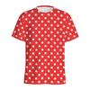Colorful Star Graphic T-shirt For Men 3D Printed Pentagram T Shirt Casual Tops Short Sleeves Street Loose Round Neck Tee Shirts
