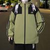 Teen Spring/Autumn Jacket Boy Sport Splicing Hooded Jacket Handsome Student Top