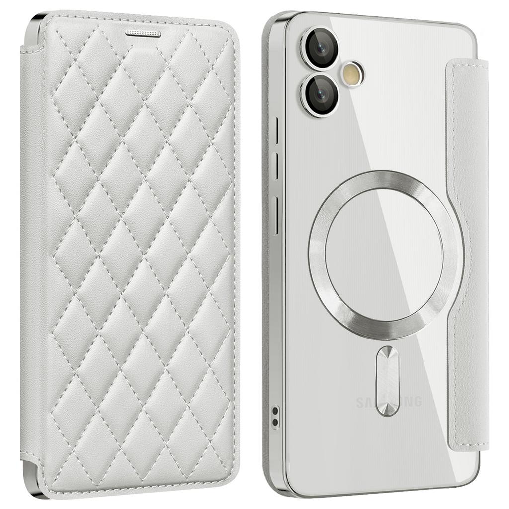 Magnetyczne etui dla Samsunga Galaxy A05 4G z blokadą RFID, uchwytem na karty i skórzanym pokrowcem na telefon z PU