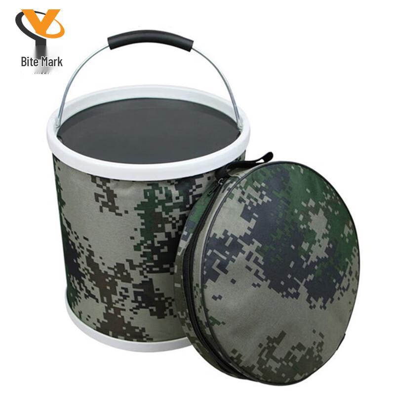 Camouflage Folding Outdoor Fishing Bucket