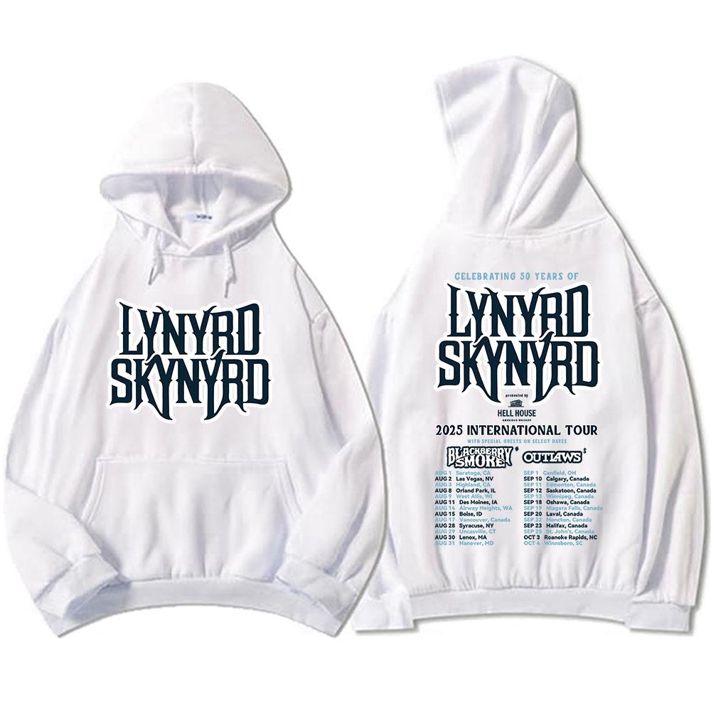 LYNYRDSKYNYRD Tour Hoodies Grunge Unisex Streetwear Long Sleeve Casual Male Sweatshirts Printing Pullovers