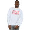 Marvel Mens Logo Wash Care Sweatshirt
