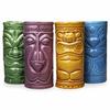 Set of 300 Ml Tiki Drink Glasses 4 Pieces for a Party