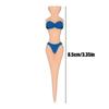 Funny Golf Tees Bikini Golf Tee Novelty Sports Gear Training Accessories for Beginner Indoor Backyard Men Women Golfer Course