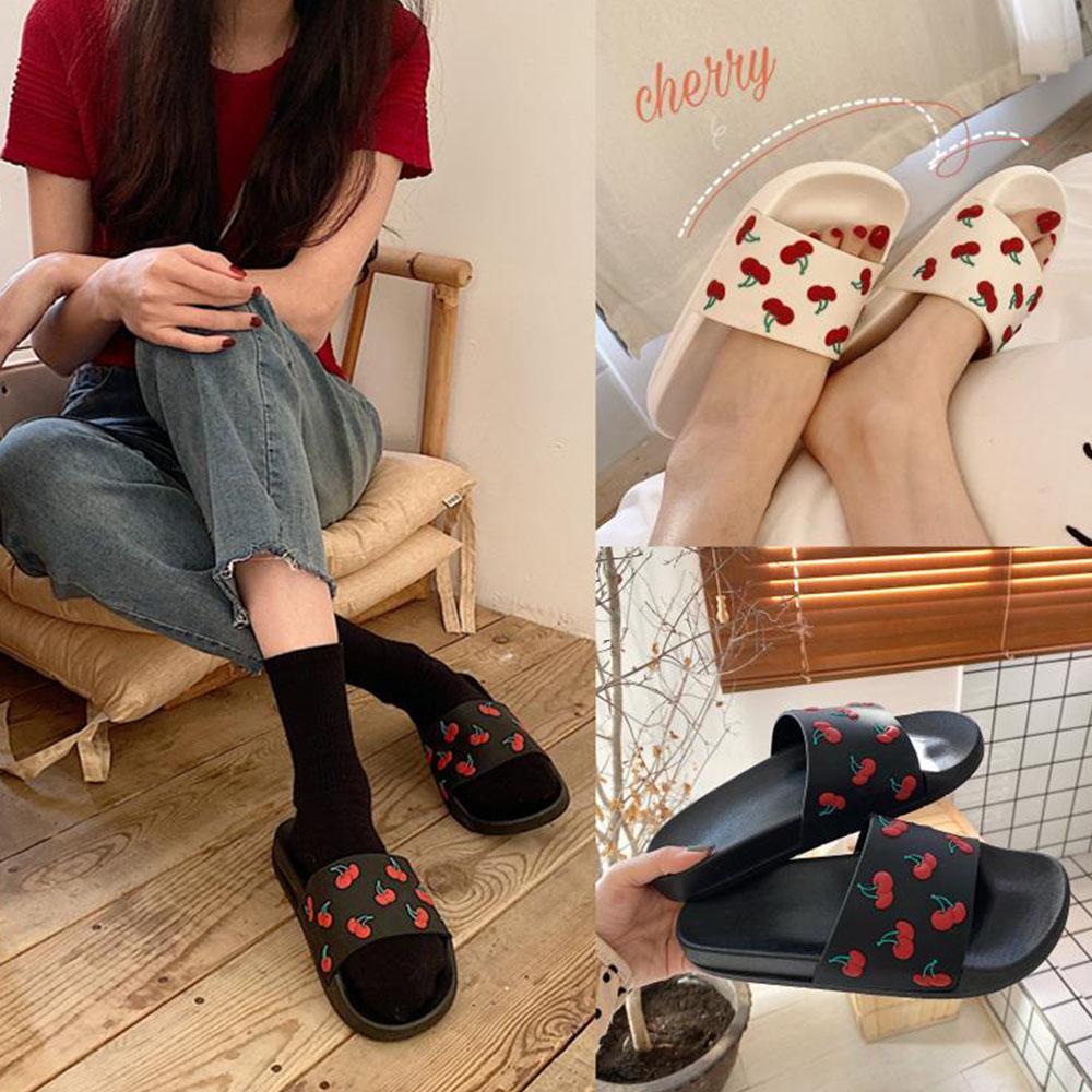 Zapatillas de cereza frescas mujeres sandalias de playa de color mixto  mujeres decoración de frutas flip flops chica's Vacaciones Sandalias  comprar a buen precio — entrega gratuita, reseñas reales con fotos — Joom