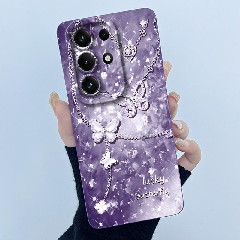 For Itel S26 Ultra Super 26 Ultra S688LN Case Simplicity Oil Painting Floral Silicone Soft Casing New Shockproof Back Cover
