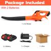 3000W Portable Cordless Leaf Blower High-Power Snow Blower 8VF Electric Air Blower Rechargeable Leaf Blower With Battery