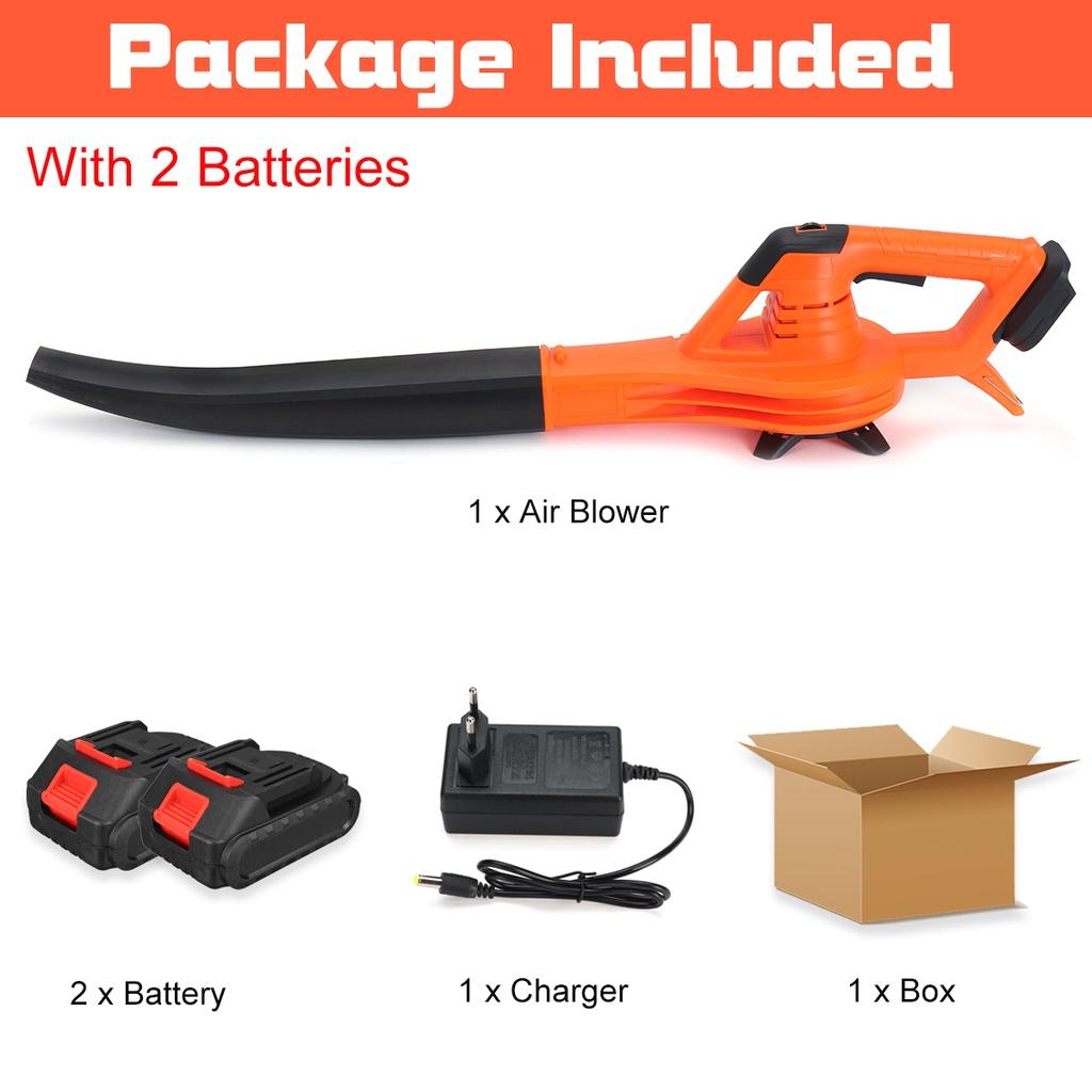 3000W Portable Cordless Leaf Blower High-Power Snow Blower 8VF Electric Air Blower Rechargeable Leaf Blower With Battery