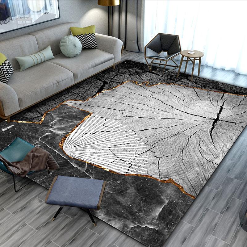 Crystal Velvet Carpet For Home Living Room Area Rug Couch Coffee Table Mat Bedroom Floor Mat Stain Resistant Soft Plush Carpet